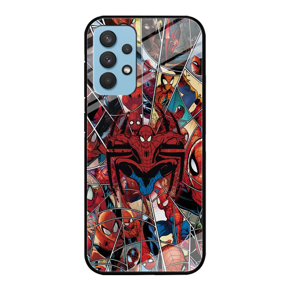 Spiderman Solid Backing Samsung Galaxy A32 Case-Oxvistore