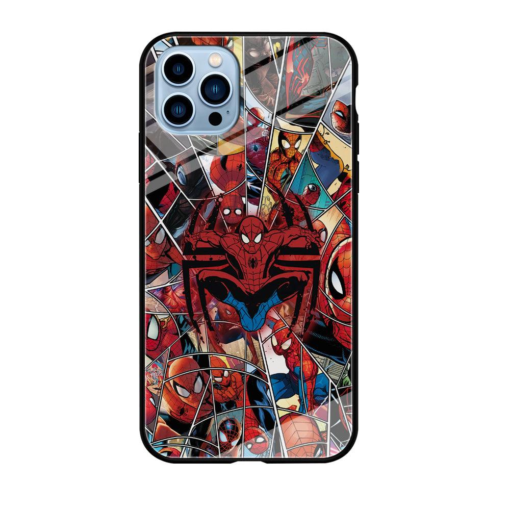 Spiderman Solid Backing iPhone 12 Pro Max Case-Oxvistore