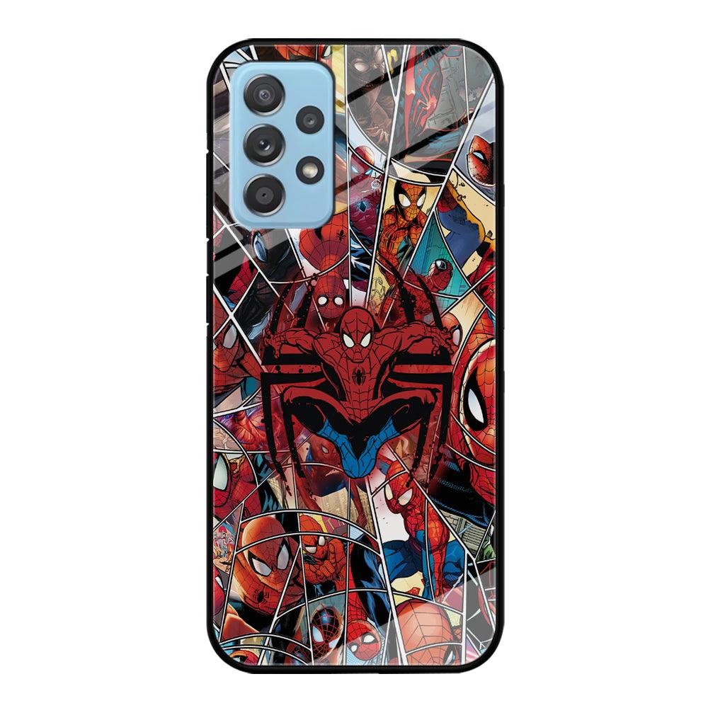 Spiderman Solid Backing Samsung Galaxy A52 Case-Oxvistore