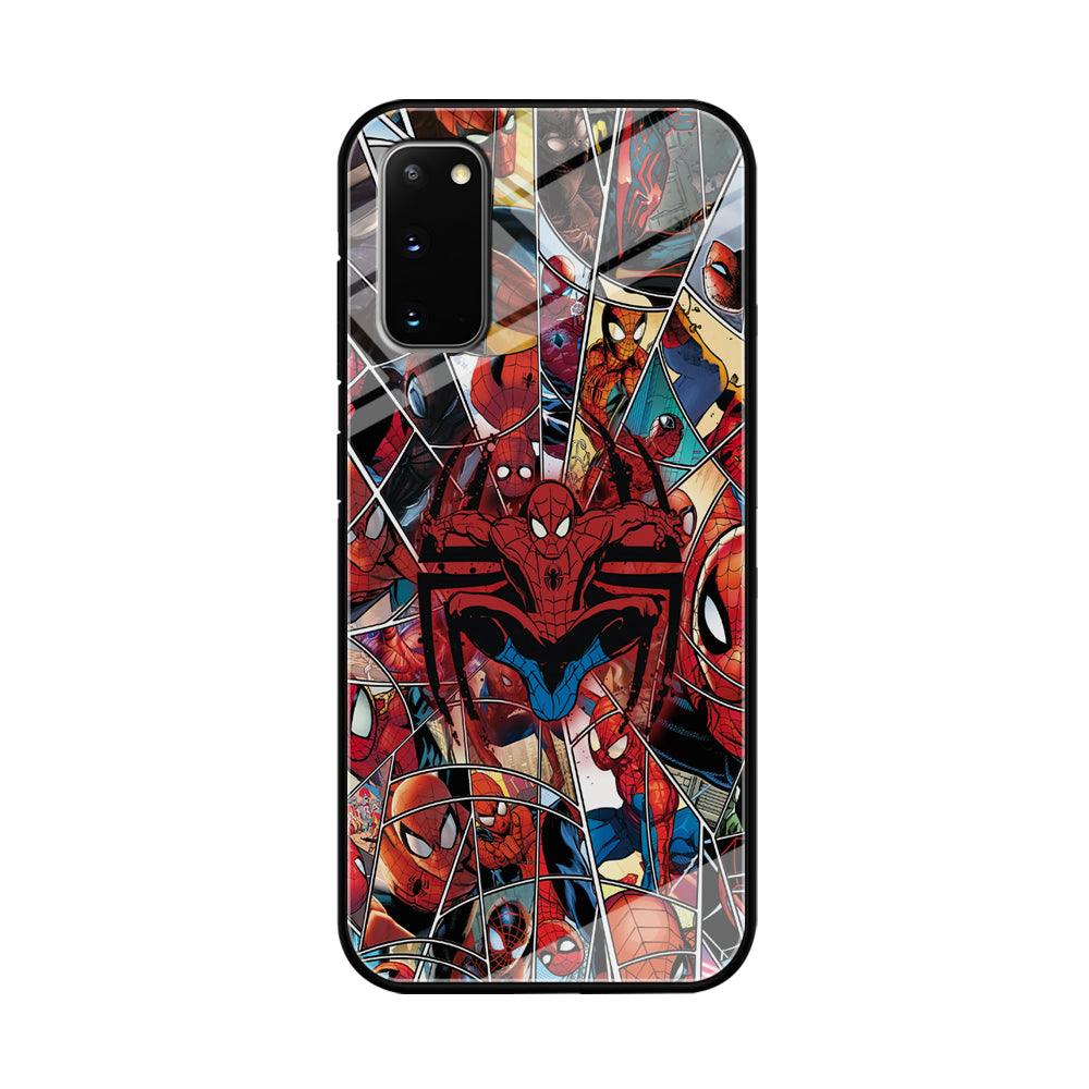 Spiderman Solid Backing Samsung Galaxy S20 Case-Oxvistore