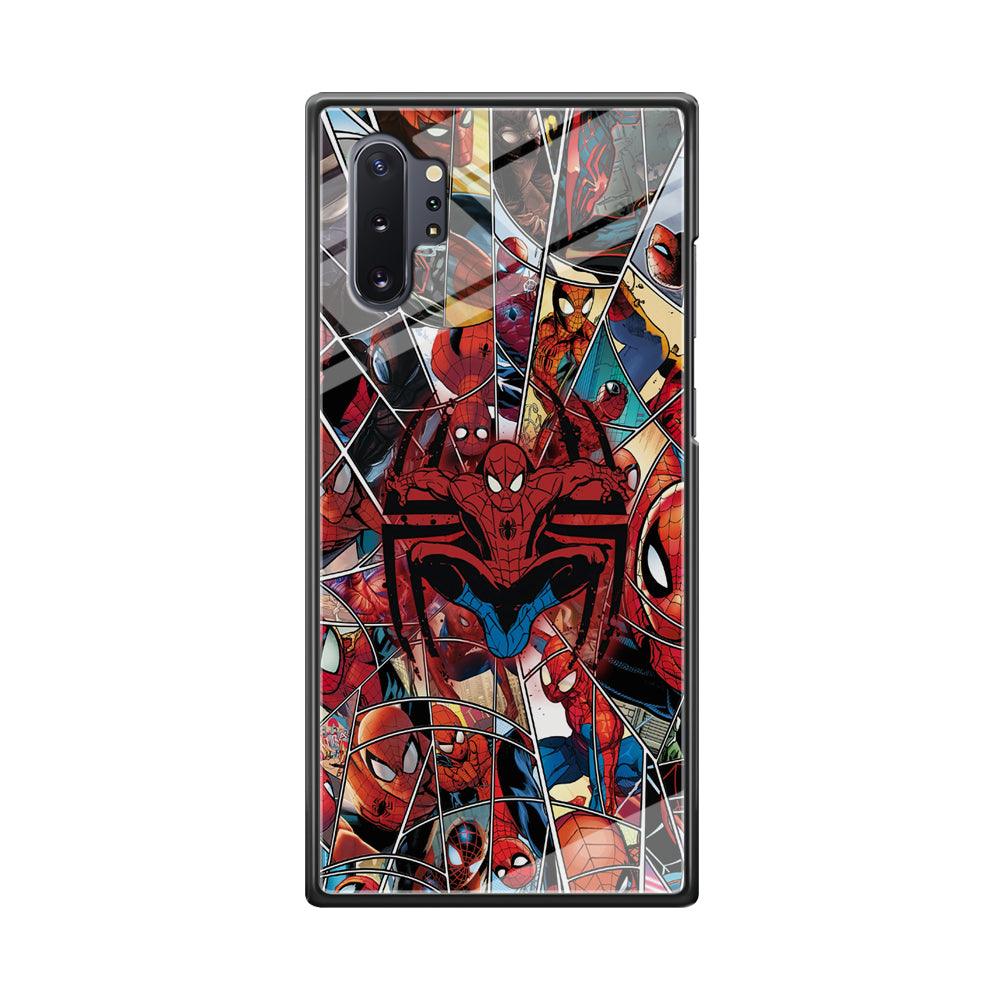 Spiderman Solid Backing Samsung Galaxy Note 10 Plus Case-Oxvistore