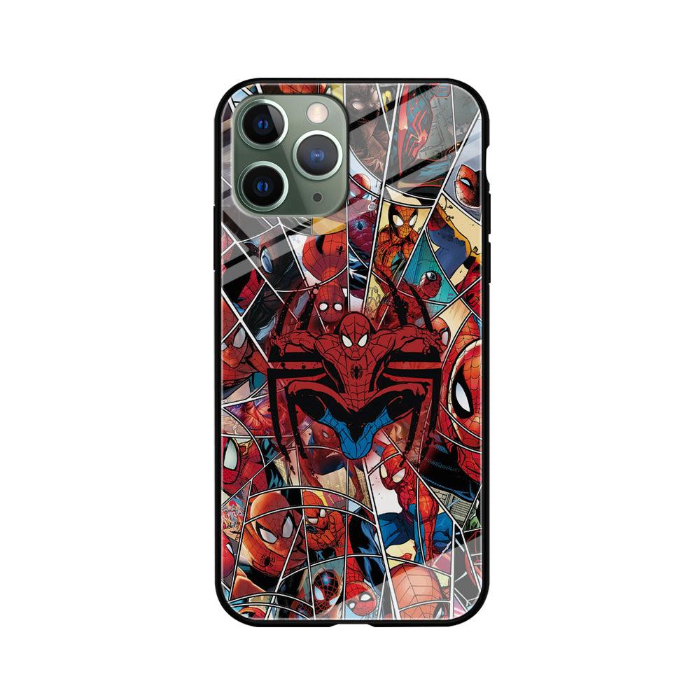 Spiderman Solid Backing iPhone 11 Pro Case-Oxvistore