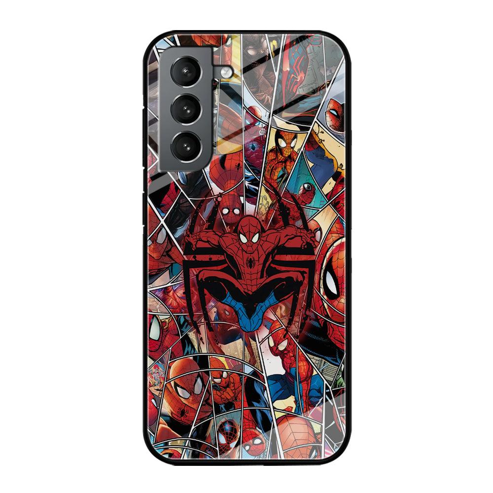 Spiderman Solid Backing Samsung Galaxy S21 Case-Oxvistore