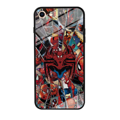 Spiderman Solid Backing iPhone 8 Case-Oxvistore