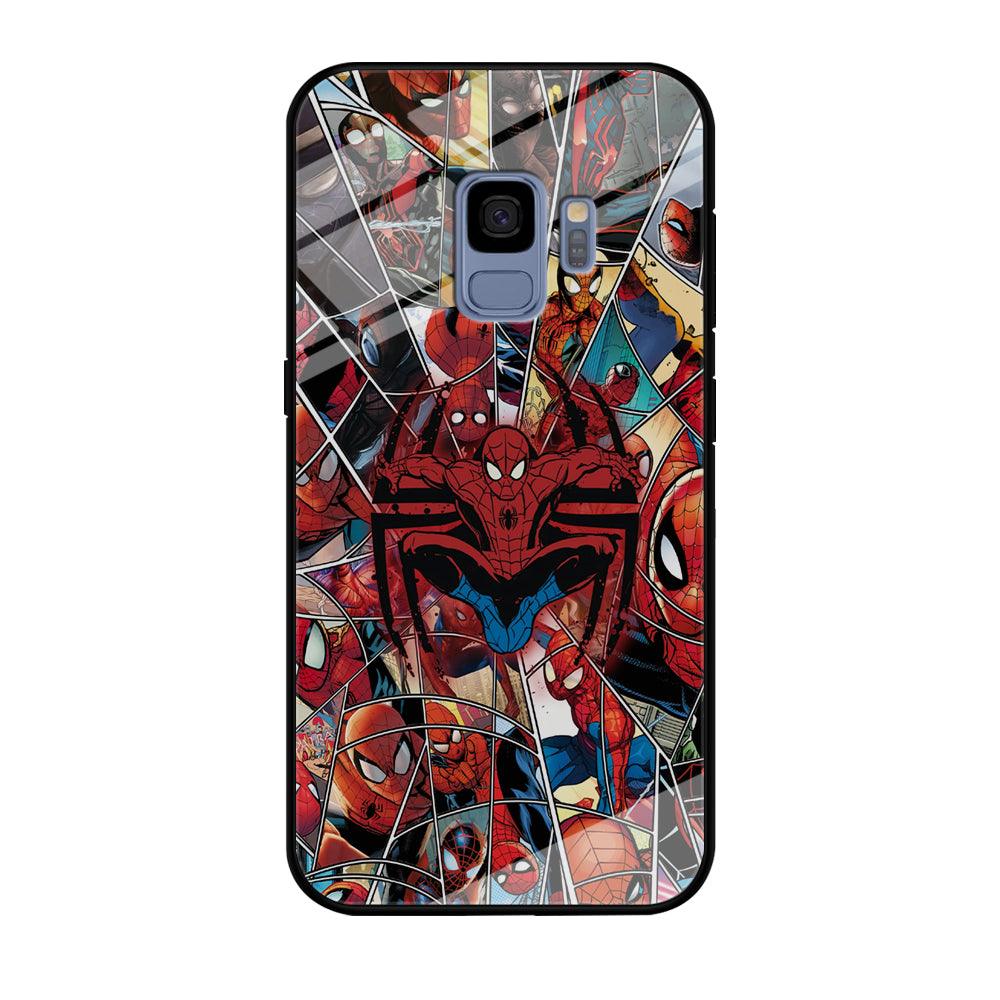 Spiderman Solid Backing Samsung Galaxy S9 Case-Oxvistore