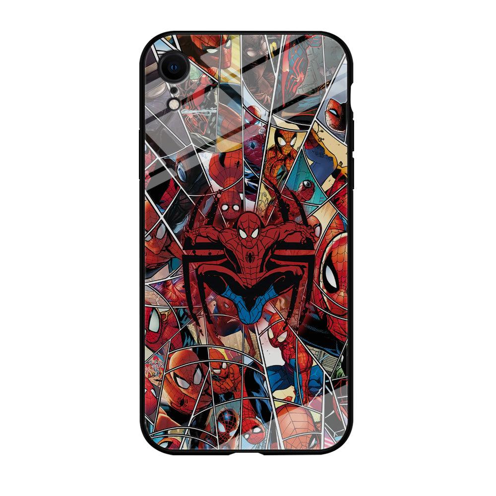 Spiderman Solid Backing iPhone XR Case-Oxvistore