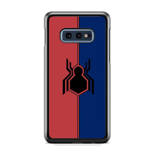 Spiderman Amazing Logo Red And Blue Samsung Galaxy S10E Case-Rubber Black (2D Case)-Oxvistore