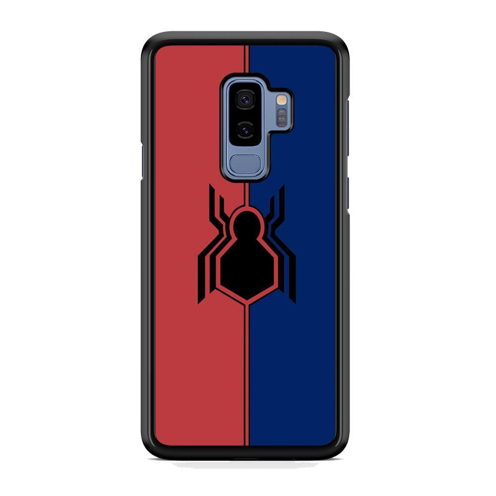 Spiderman Amazing Logo Red And Blue Samsung Galaxy S9 Plus Case-Rubber Black (2D Case)-Oxvistore
