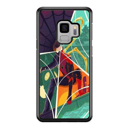 Spiderman Amazing Variation Cartoon Character Samsung Galaxy S9 Case-Rubber Black (2D Case)-Oxvistore