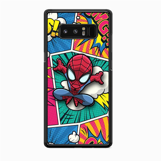 Spiderman Comic Poof Samsung Galaxy Note 8 Case-Oxvistore