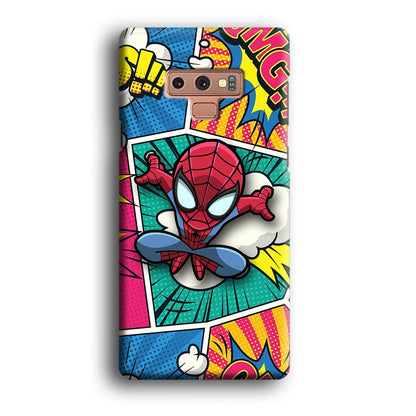 Spiderman Comic Poof Samsung Galaxy Note 9 Case-Oxvistore