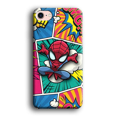 Spiderman Comic Poof iPhone 8 Case-Oxvistore