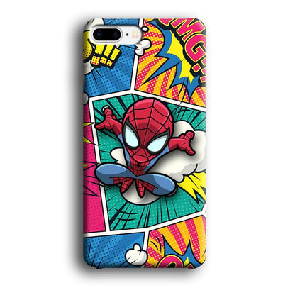 Spiderman Comic Poof iPhone 7 Plus Case-Oxvistore