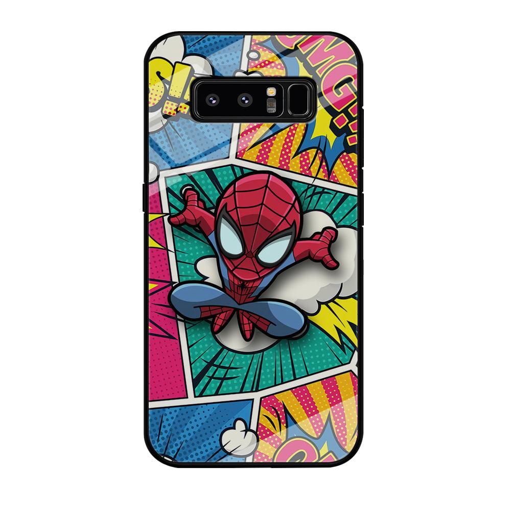 Spiderman Comic Poof Samsung Galaxy Note 8 Case-Oxvistore