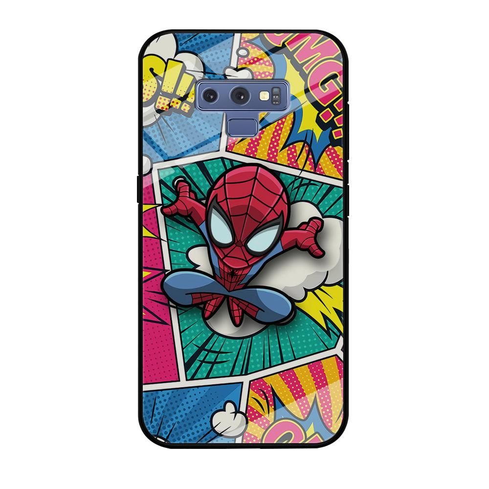 Spiderman Comic Poof Samsung Galaxy Note 9 Case-Oxvistore