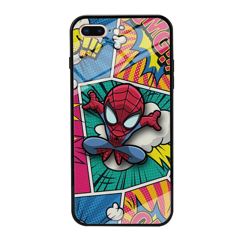 Spiderman Comic Poof iPhone 7 Plus Case-Oxvistore