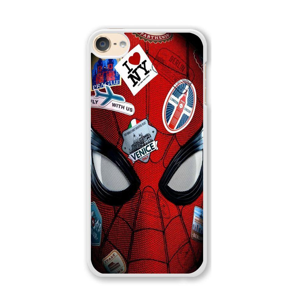 Spiderman Head Full Stickers iPod Touch 6 Case-Oxvistore