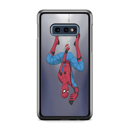 Spiderman Selfie While Hanging Samsung Galaxy S10E Case-Oxvistore