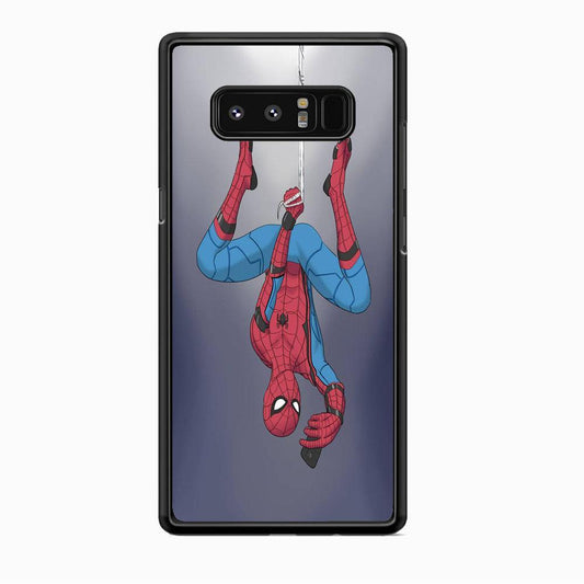 Spiderman Selfie While Hanging Samsung Galaxy Note 8 Case-Oxvistore