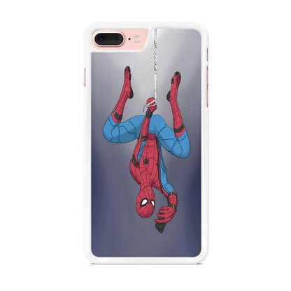 Spiderman Selfie While Hanging iPhone 8 Plus Case-Oxvistore