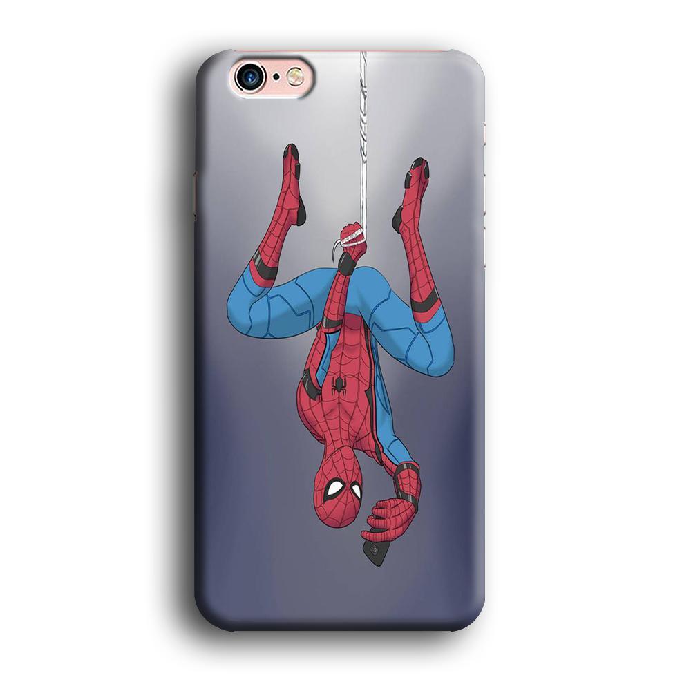 Spiderman Selfie While Hanging iPhone 6 | 6s Case-Oxvistore