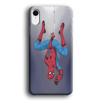 Spiderman Selfie While Hanging iPhone XR Case-Oxvistore