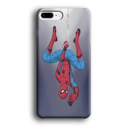 Spiderman Selfie While Hanging iPhone 8 Plus Case-Oxvistore