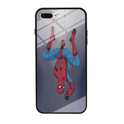 Spiderman Selfie While Hanging iPhone 8 Plus Case-Oxvistore