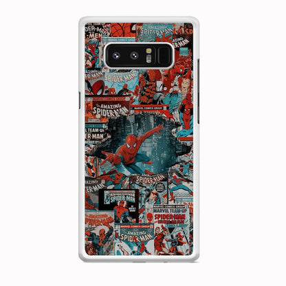 Spiderman The Hero Magazine Samsung Galaxy Note 8 Case-Oxvistore