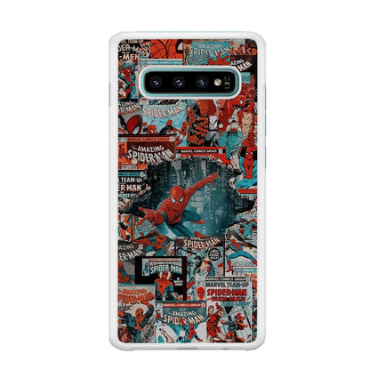 Spiderman The Hero Magazine Samsung Galaxy S10 Case-Oxvistore