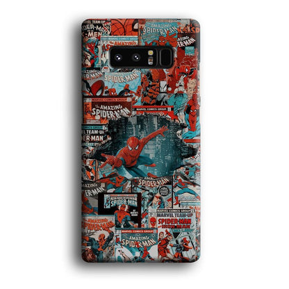 Spiderman The Hero Magazine Samsung Galaxy Note 8 Case-Oxvistore