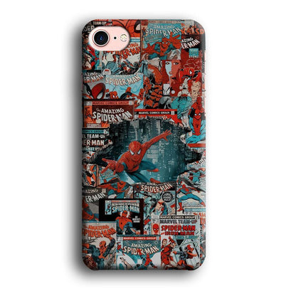 Spiderman The Hero Magazine iPhone 8 Case-Oxvistore