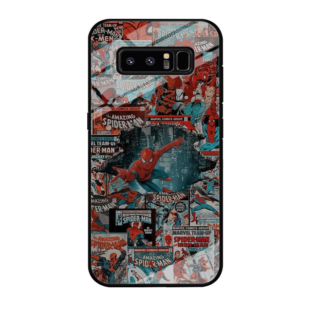 Spiderman The Hero Magazine Samsung Galaxy Note 8 Case-Oxvistore