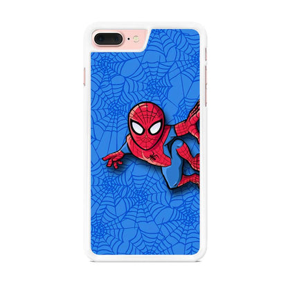 Spiderman Wall Grip iPhone 8 Plus Case-Oxvistore