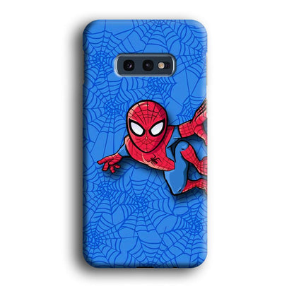 Spiderman Wall Grip Samsung Galaxy S10E Case-Oxvistore