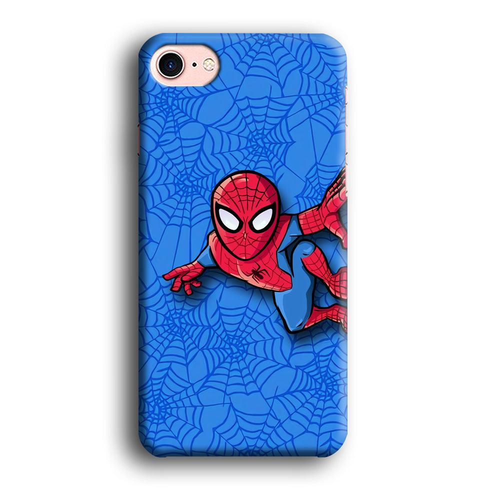 Spiderman Wall Grip iPhone 8 Case-Oxvistore