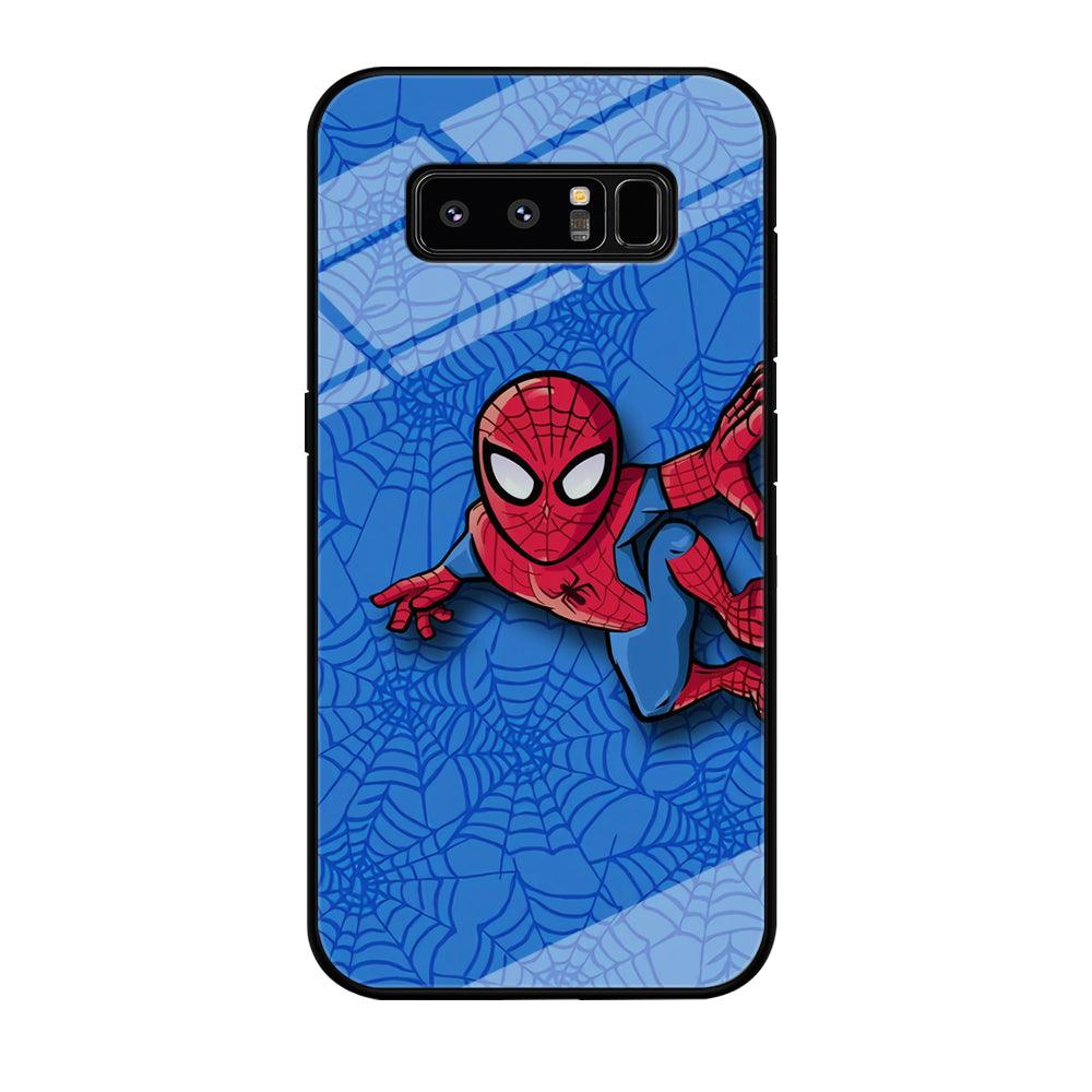 Spiderman Wall Grip Samsung Galaxy Note 8 Case-Oxvistore