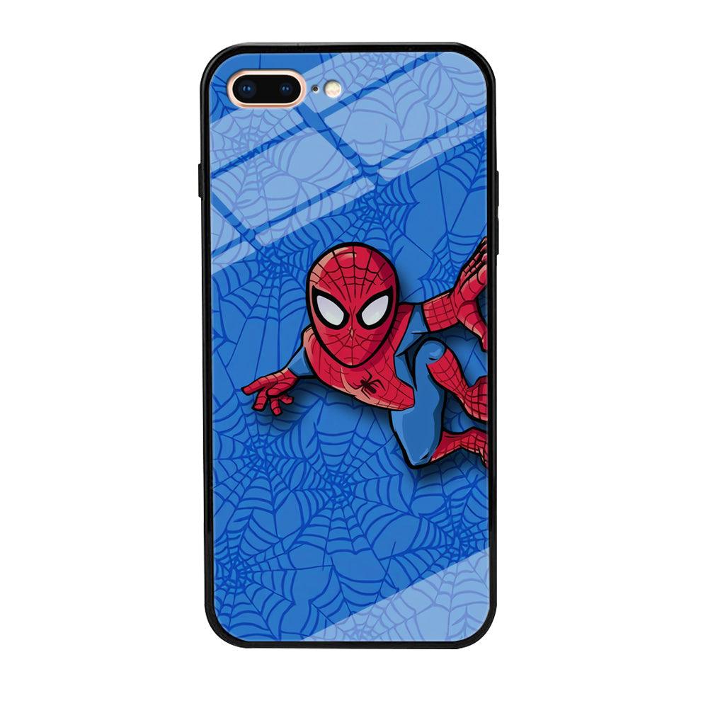 Spiderman Wall Grip iPhone 7 Plus Case-Oxvistore