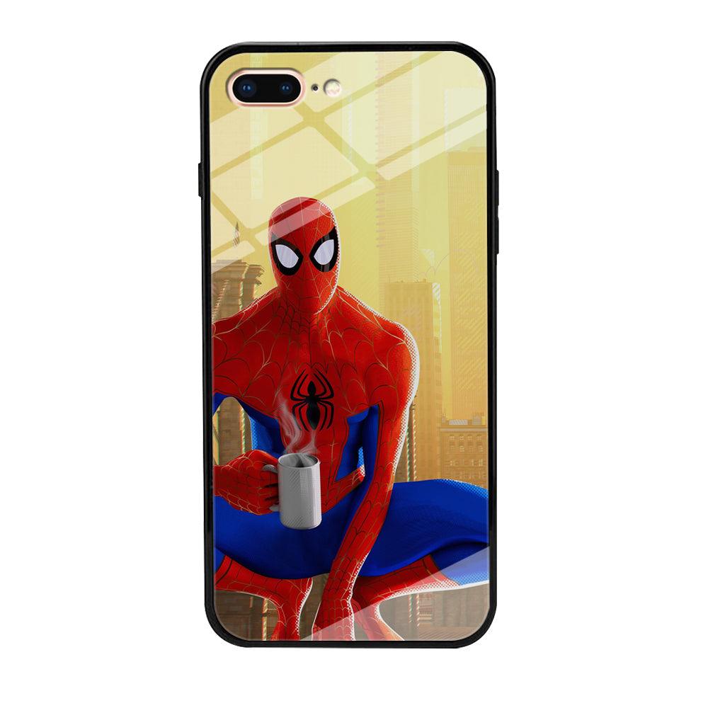 Spiderman and Morning Habbit iPhone 7 Plus Case-Oxvistore