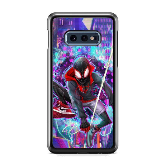 Spiderman in Spider Verse Samsung Galaxy S10E Case-Oxvistore