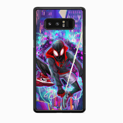 Spiderman in Spider Verse Samsung Galaxy Note 8 Case-Oxvistore