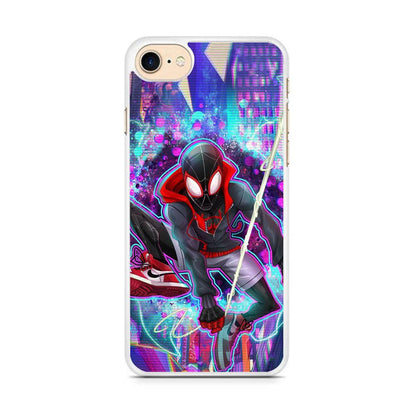 Spiderman in Spider Verse iPhone 8 Case-Oxvistore