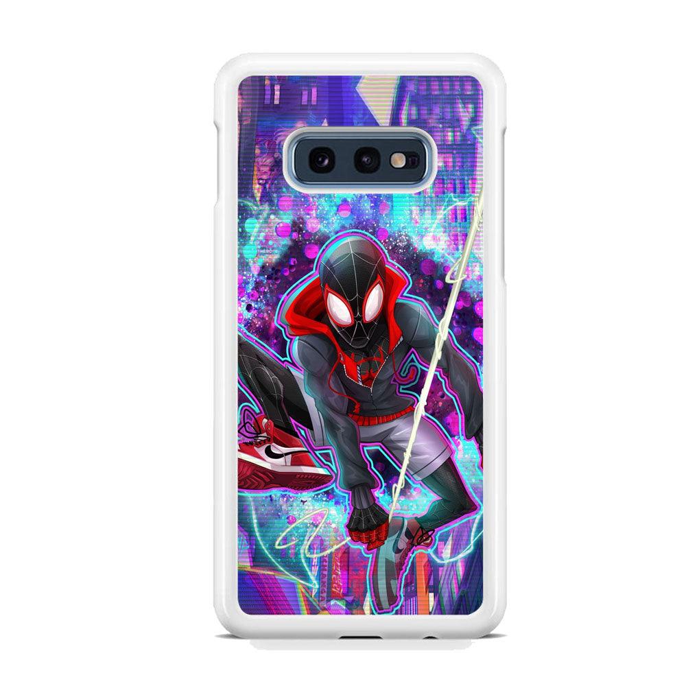 Spiderman in Spider Verse Samsung Galaxy S10E Case-Oxvistore