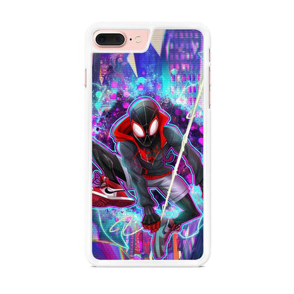 Spiderman in Spider Verse iPhone 7 Plus Case-Oxvistore