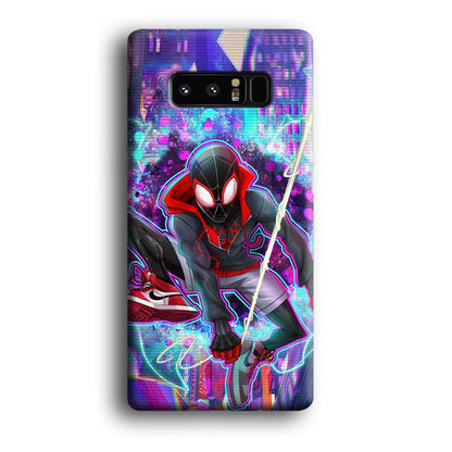 Spiderman in Spider Verse Samsung Galaxy Note 8 Case-Oxvistore