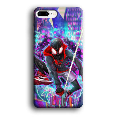 Spiderman in Spider Verse iPhone 7 Plus Case-Oxvistore