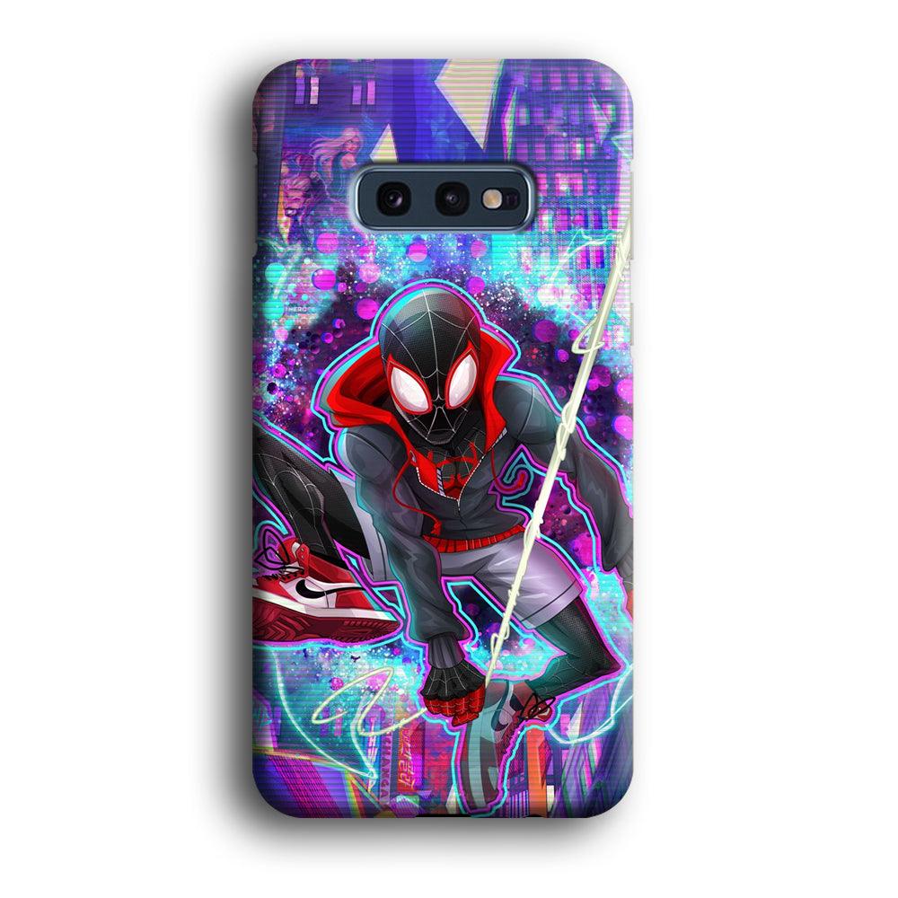 Spiderman in Spider Verse Samsung Galaxy S10E Case-Oxvistore