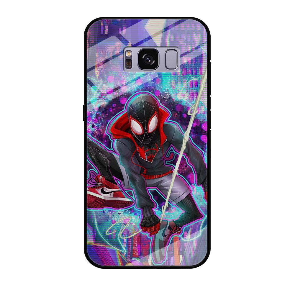 Spiderman in Spider Verse iPhone 8 Plus Case-Oxvistore