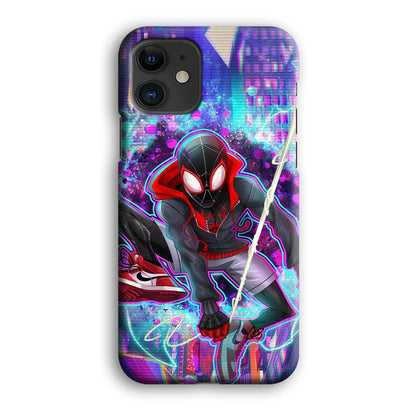 Spiderman in Spider Verse iPhone 12 Case-Oxvistore