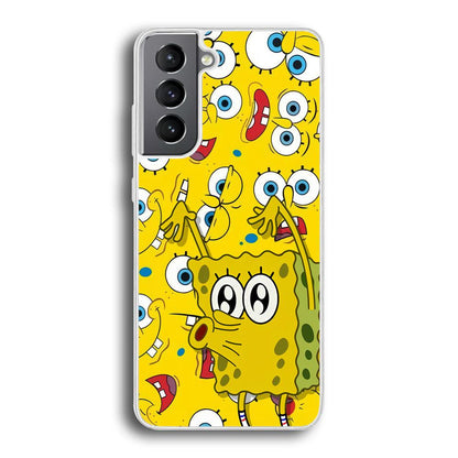 Spongebob Good Employee Ever Samsung Galaxy S21 Plus Case-Oxvistore